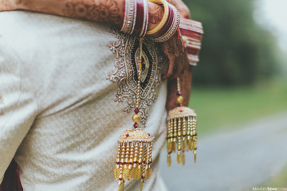 punjabi wedding couple hug